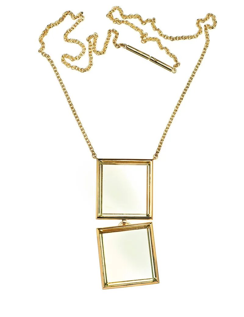 Kette aus Roségold mit 38.44 ct Beryll