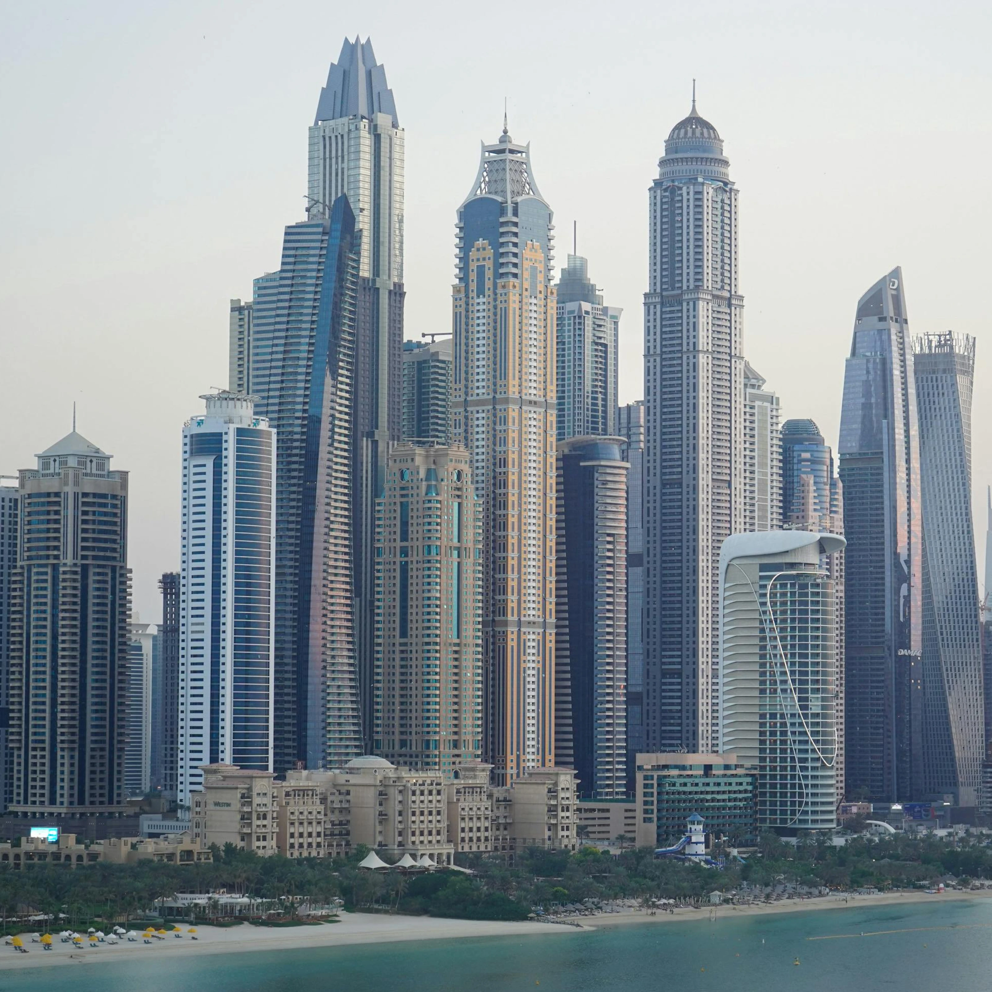 JLT skyline in Dubai