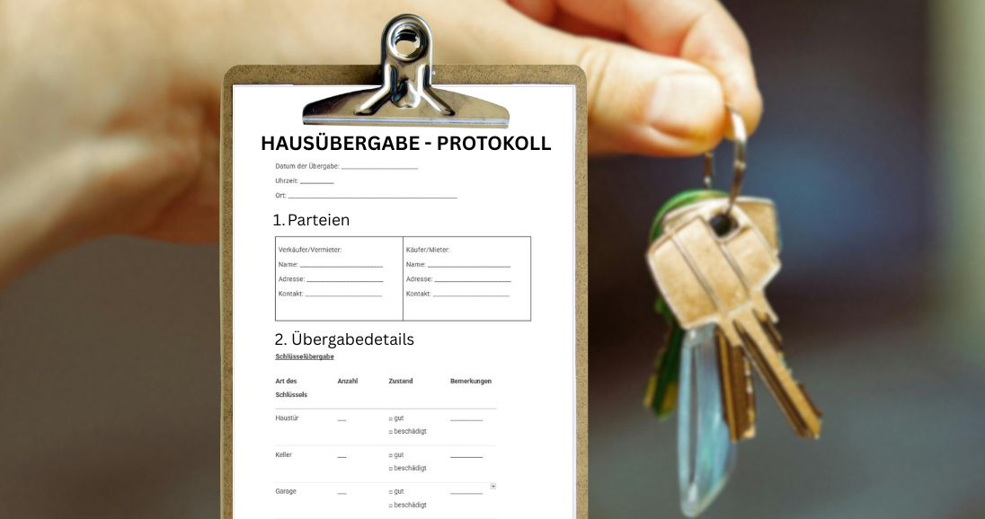 Hauskauf uebergabe Protokoll