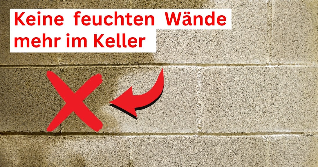 Feuchte Kellerwand