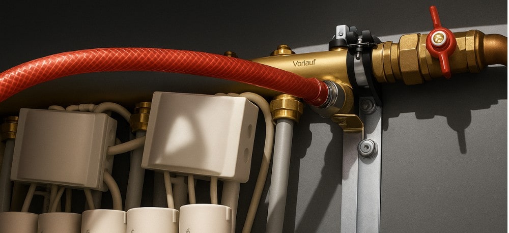 Manuelle Entlüftung fußbodenheizung