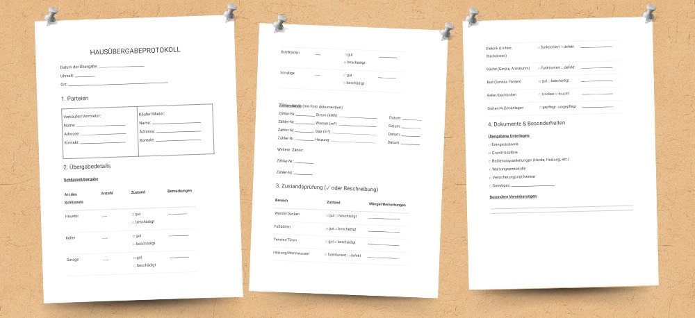 Hausübergabe Checkliste