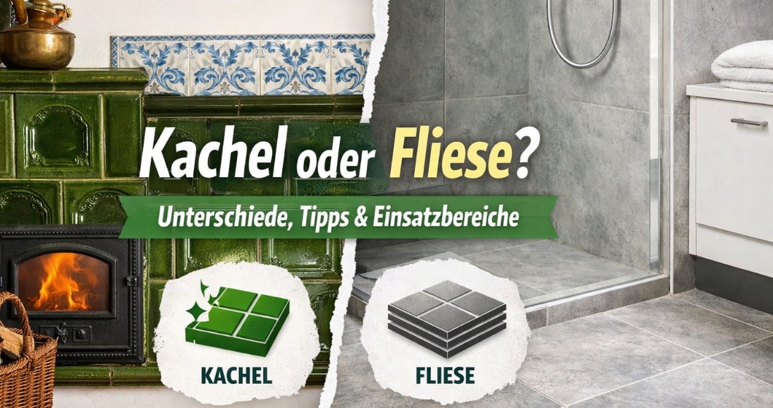 fliesen kacheln der unterschied