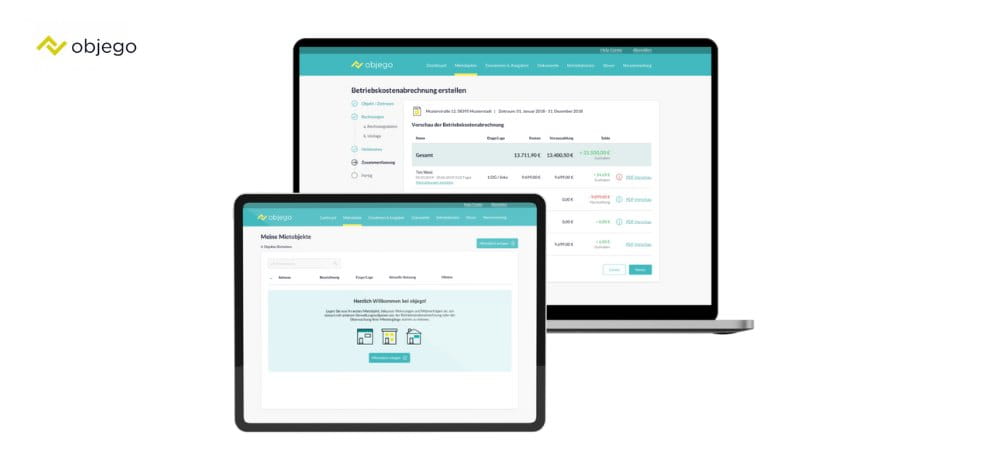 Objego Bild der Software