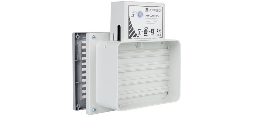 Eine motorische Raumluftklappe