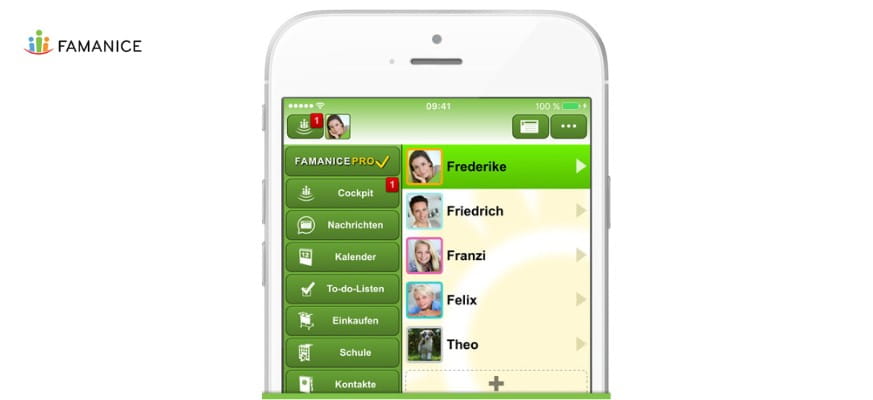 Famanice als to-do liste app