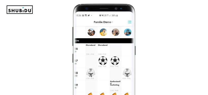 familien App to do listen shubidu
