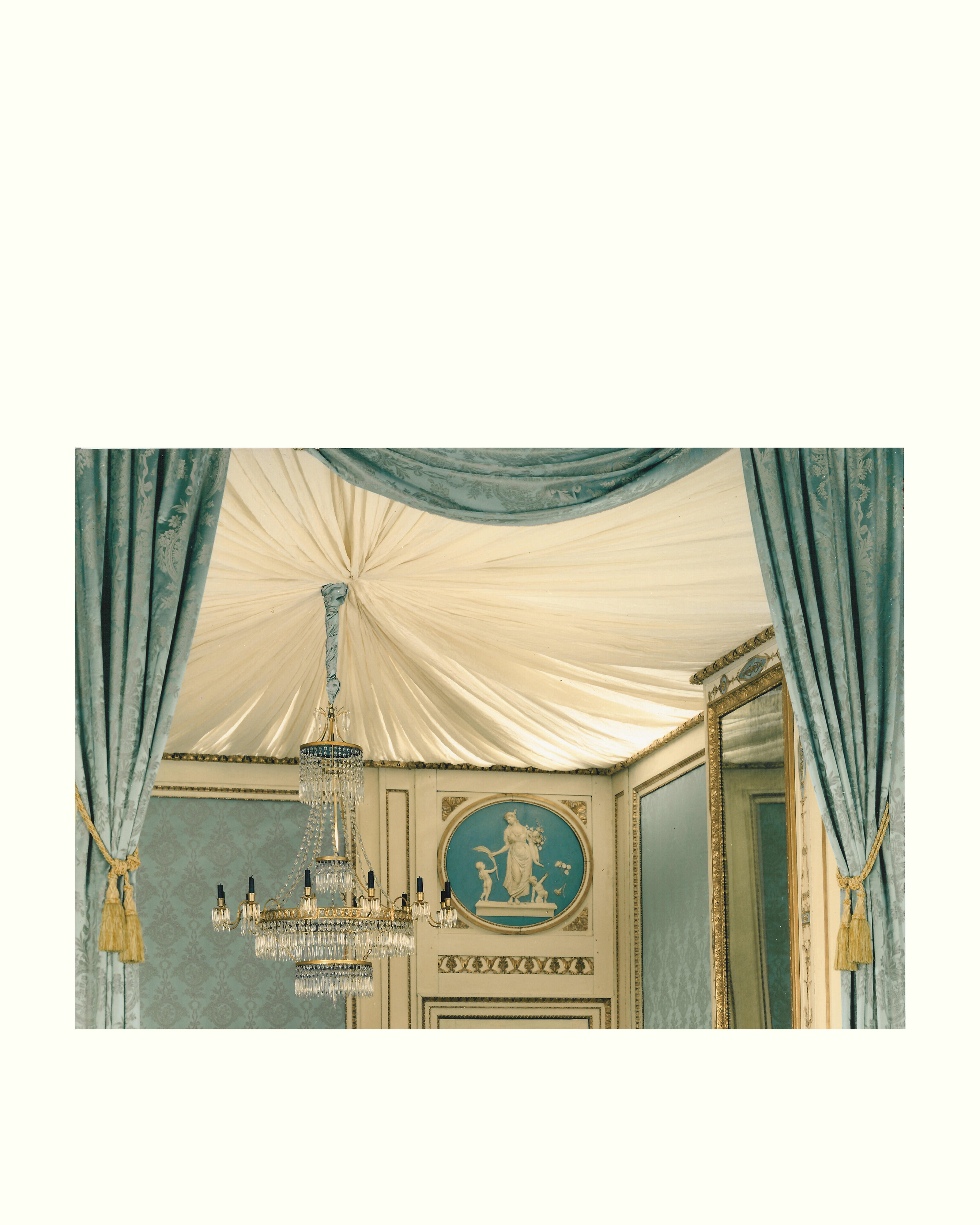 A DUTCH PARCEL-GILT AND CREAM-PAINTED PANELLED ROOM