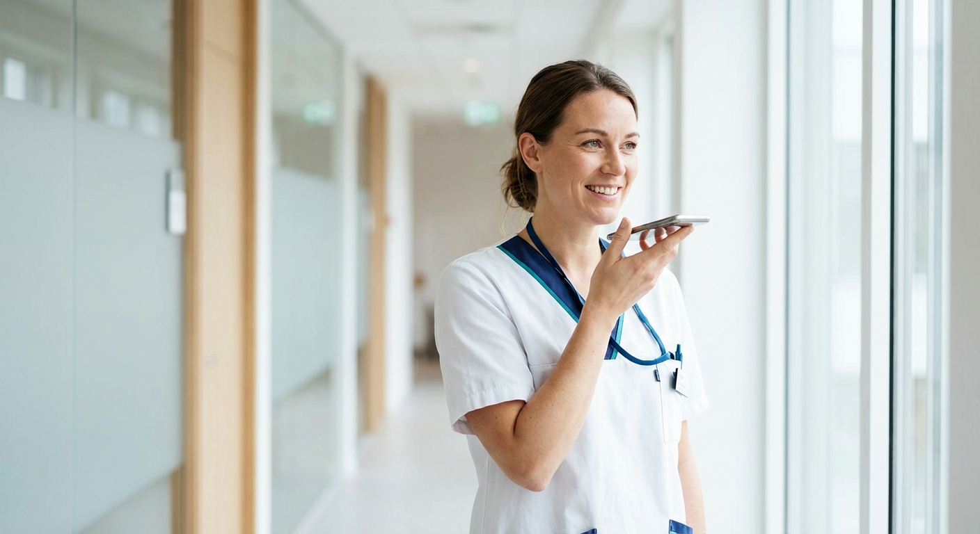 Zorginnovatie: Hoe spraakgestuurd rapporteren tijd bespaart