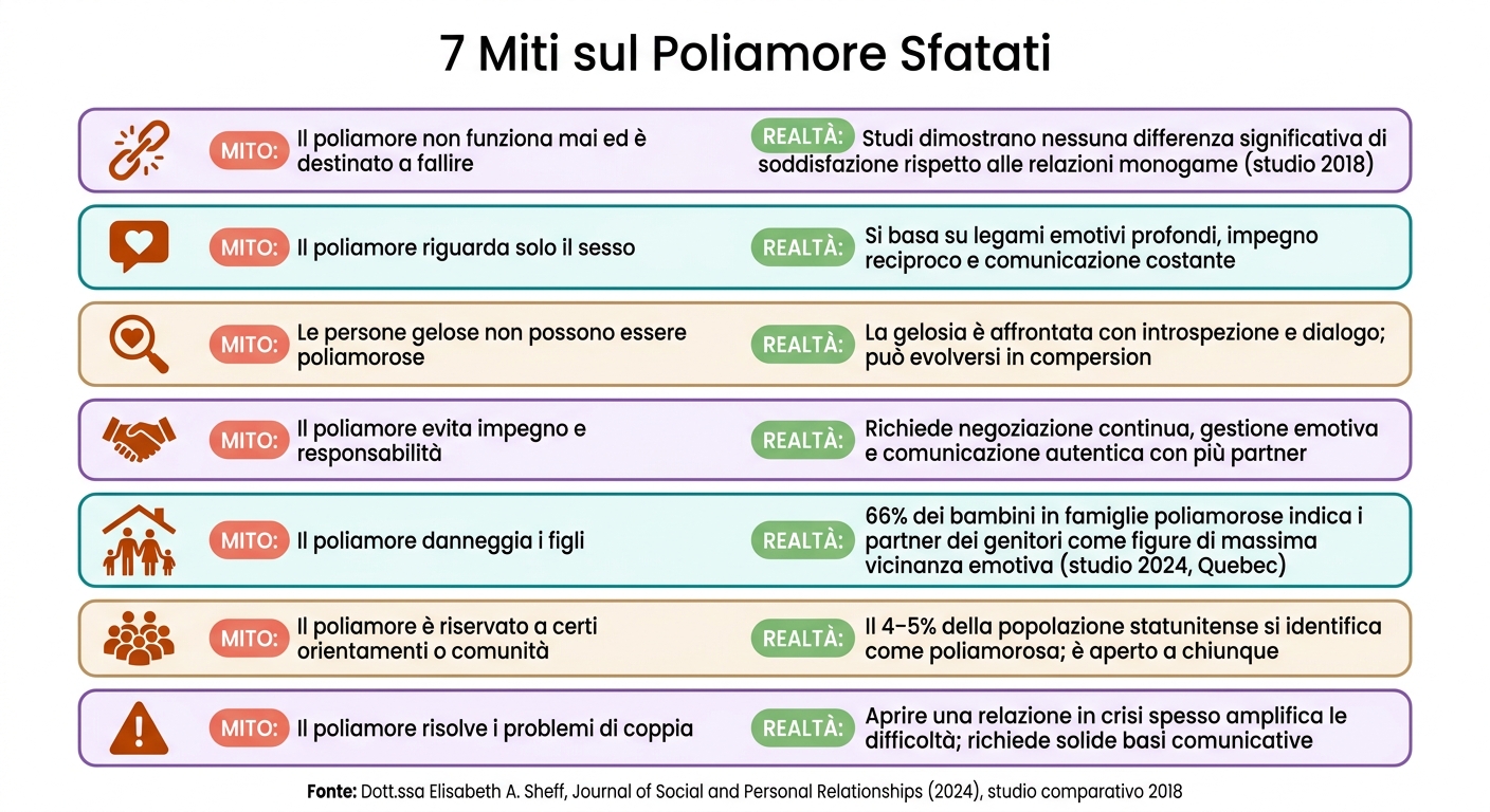 7 Miti sul Poliamore Sfatati dalla Scienza
