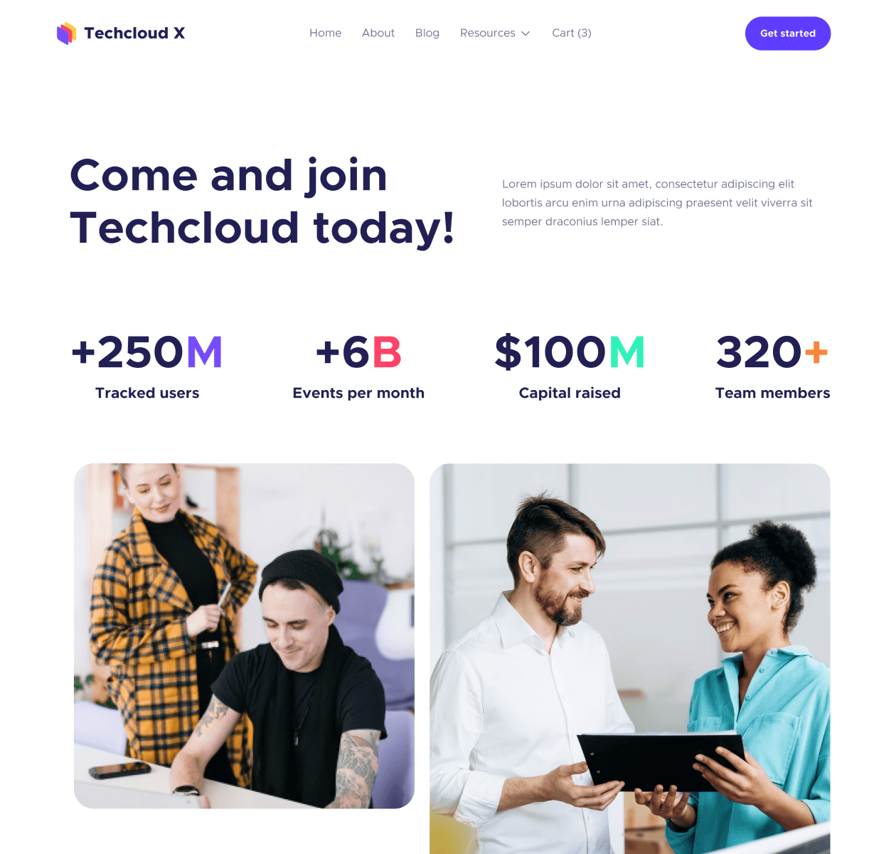 Careers - Techcloud X Webflow Template