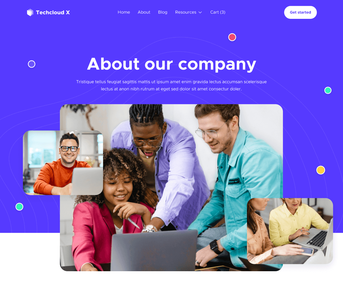 About - Techcloud X Webflow Template