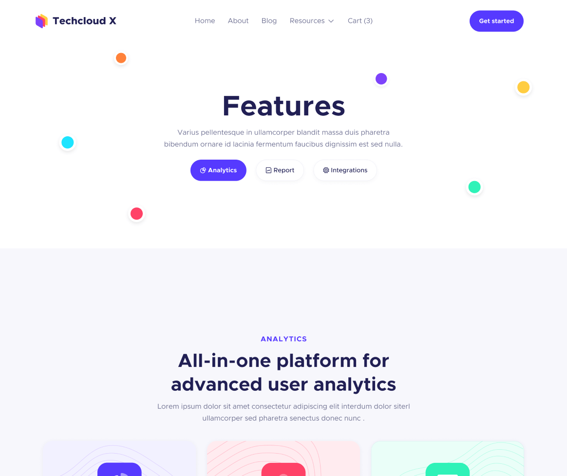 Features V2 - Techcloud X Webflow Template