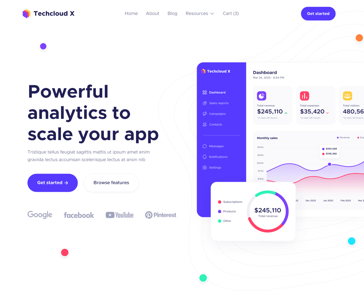 Home V2 - Techcloud X Webflow Template