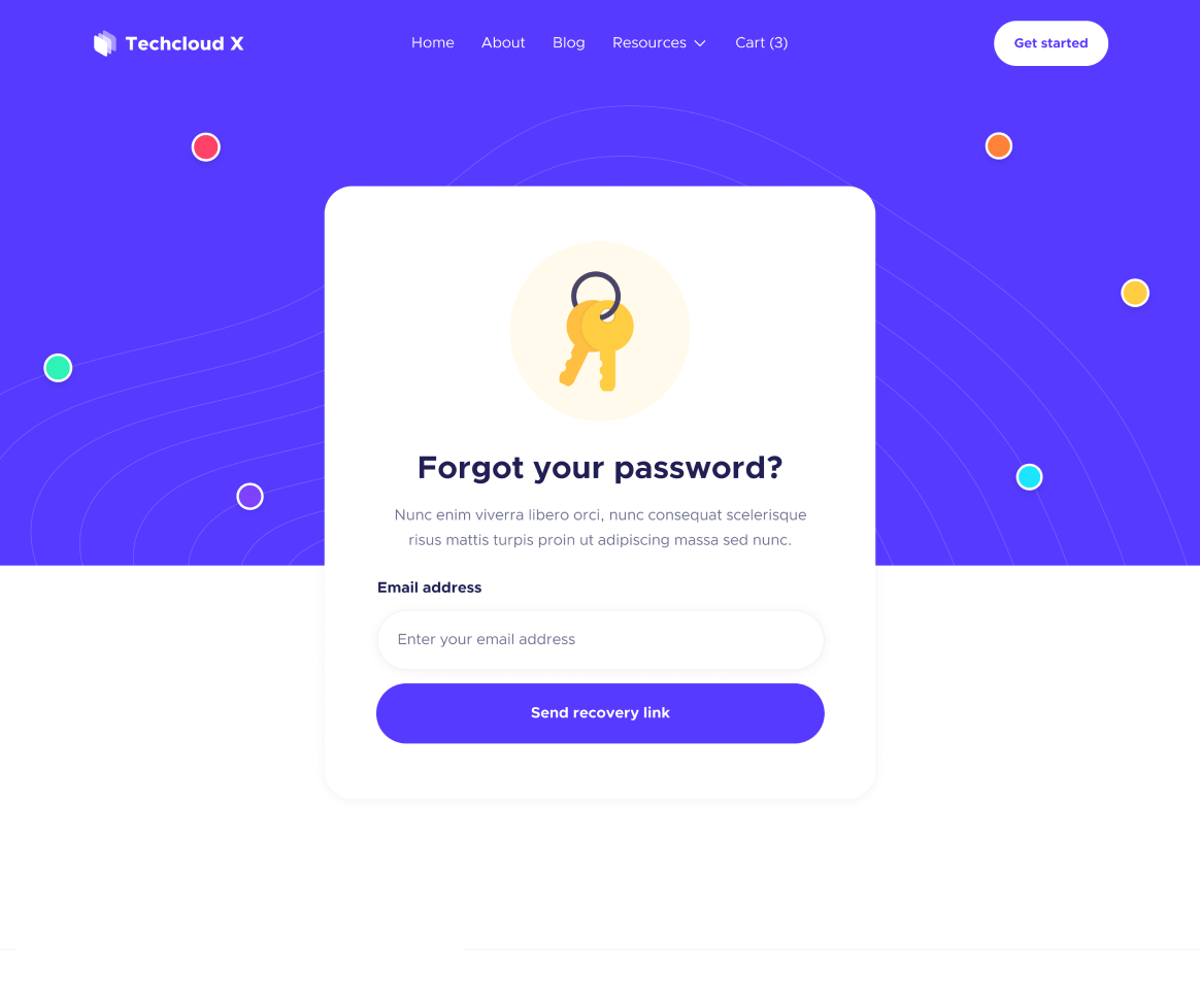 Password Protected - Techcloud X Webflow Template