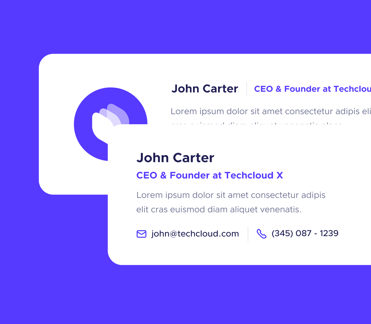 Email Signature - Techcloud X Webflow Template