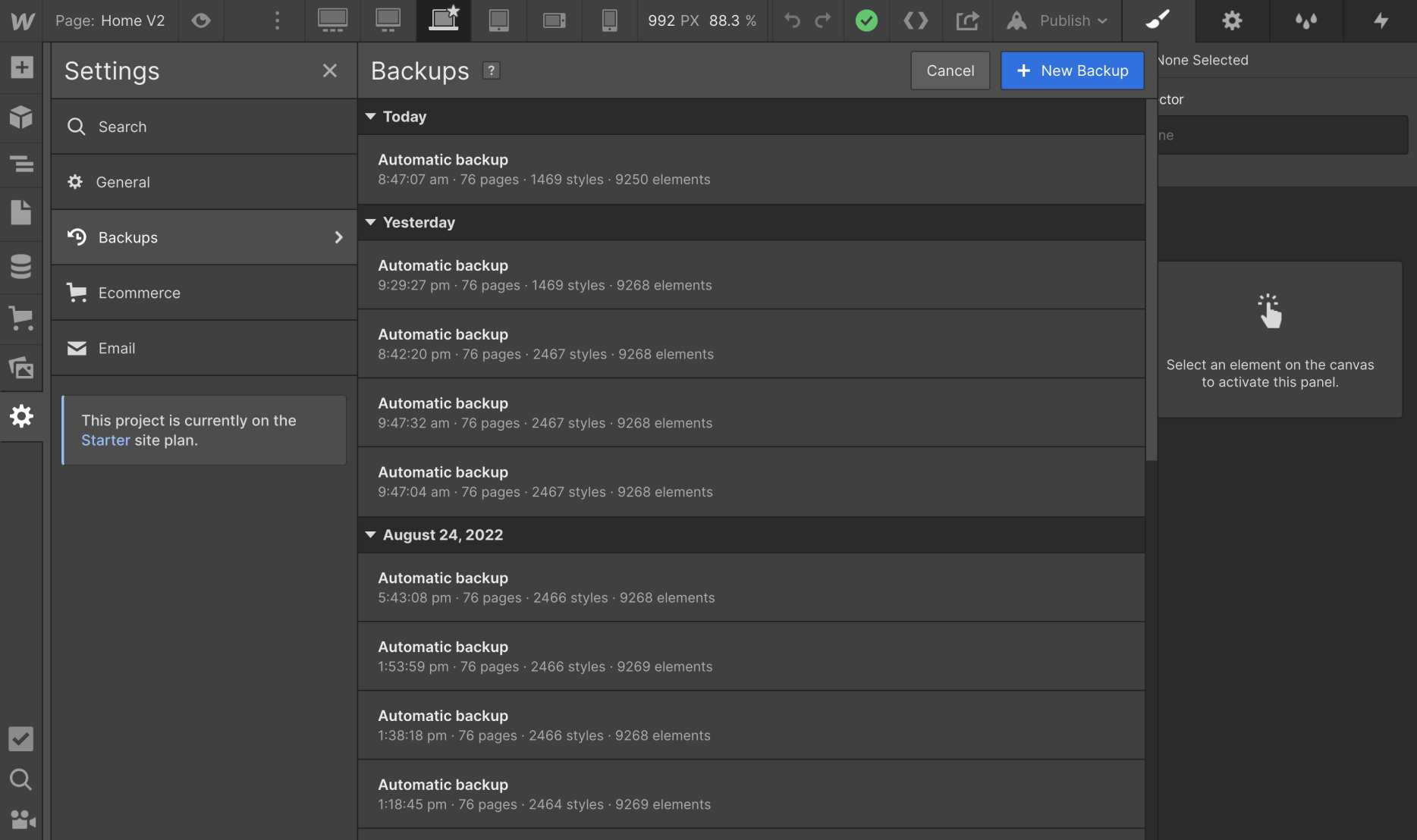Backups - Techcloud X Webflow Template