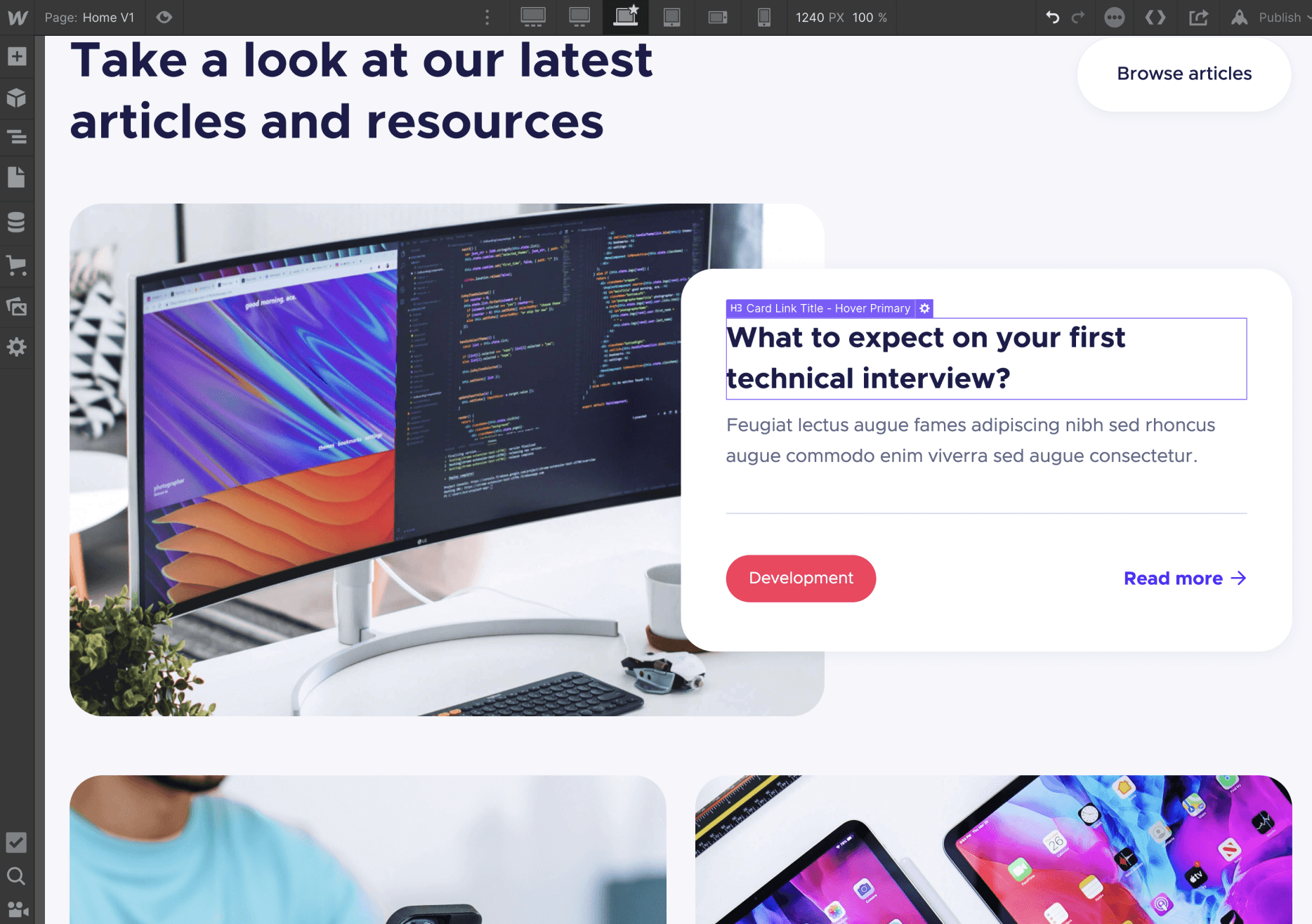 CMS Content - Techcloud X Webflow Template