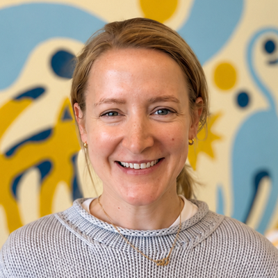 A headshot of Dr. Danika Von Dollen inside of Bright Vet.