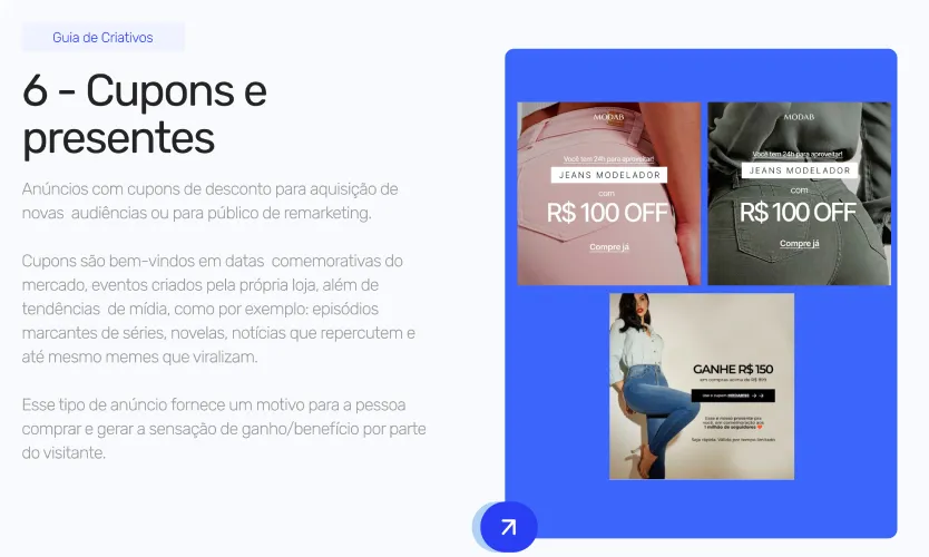 preview do guia de criativos