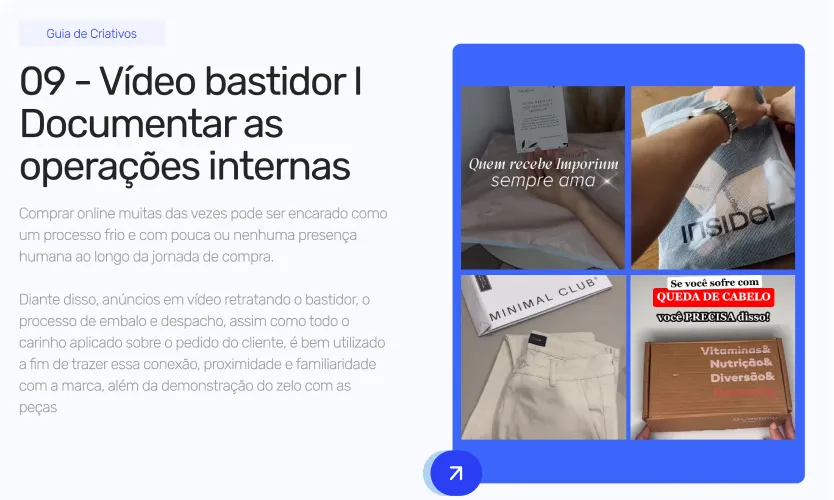 preview do guia de criativos