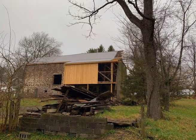 comprehensive pa amish barn resoration project 21