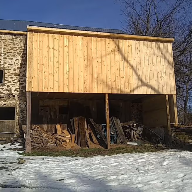 comprehensive pa amish barn resoration project finished barn section