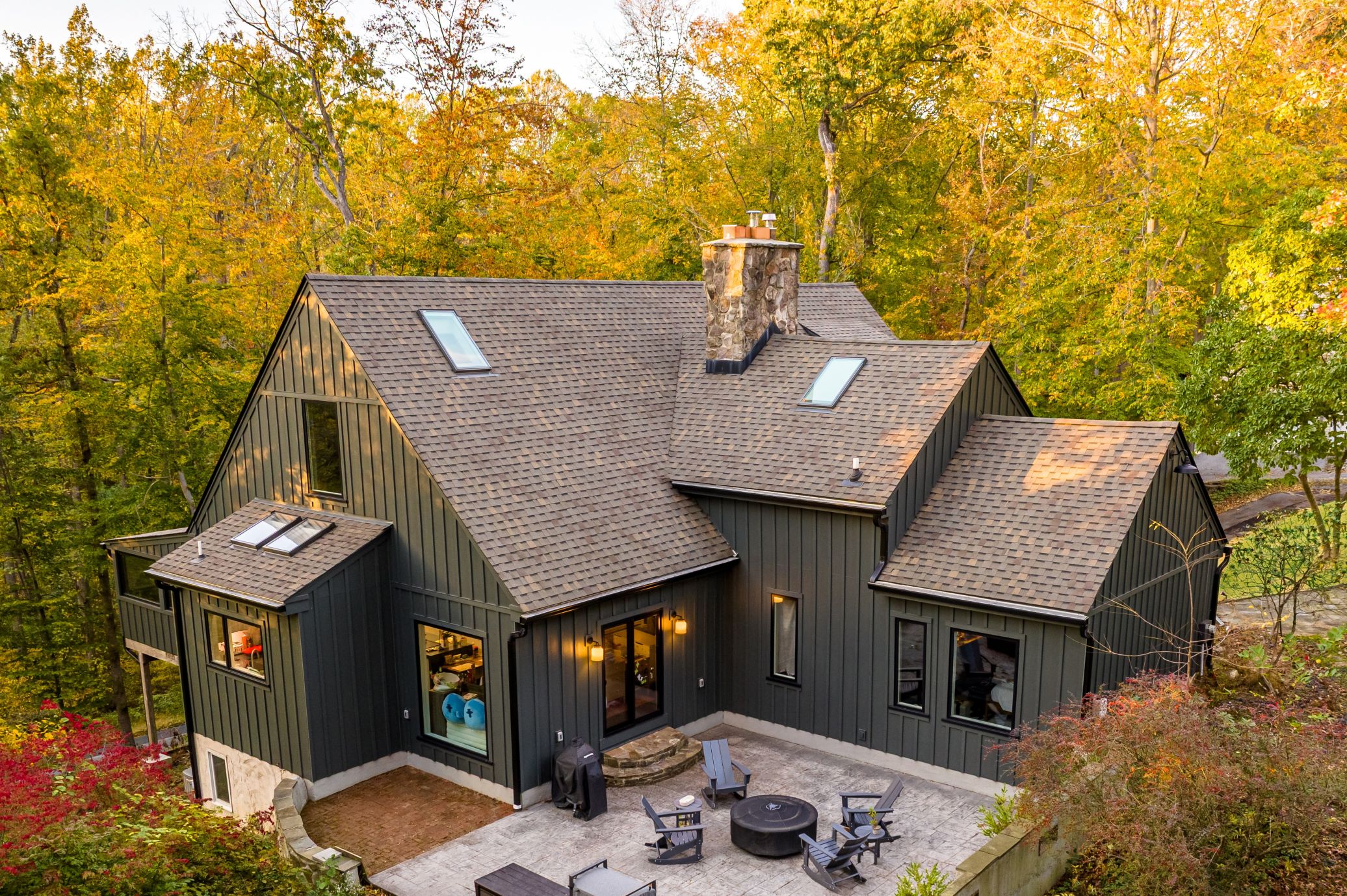A new CertainTeed shingle roof installed on a home in Kennett Square installed by Smucker Exteriors