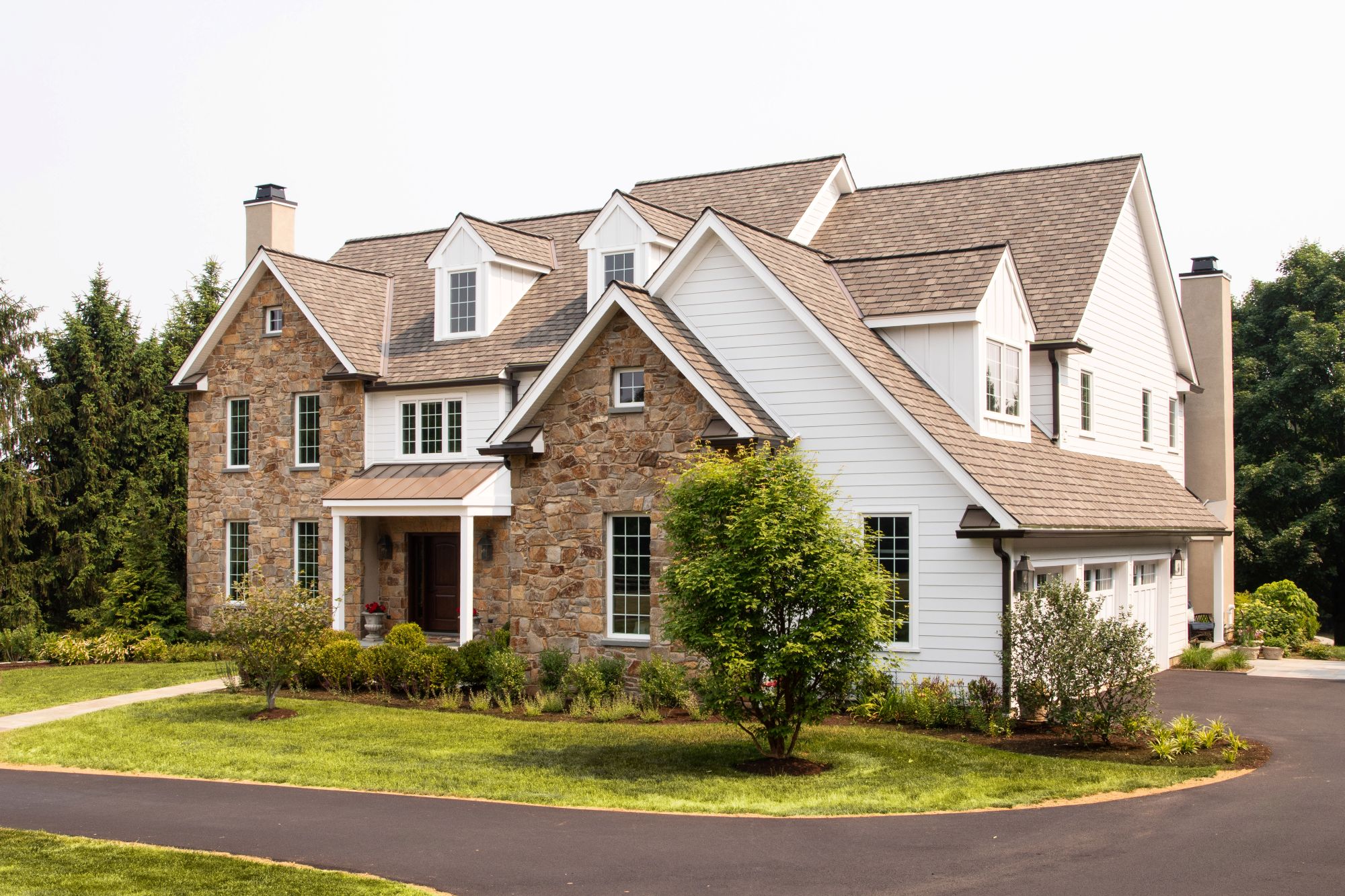 New Roofing Installation on large home in Kennett Square by Smucker Exteriros & Remodeling