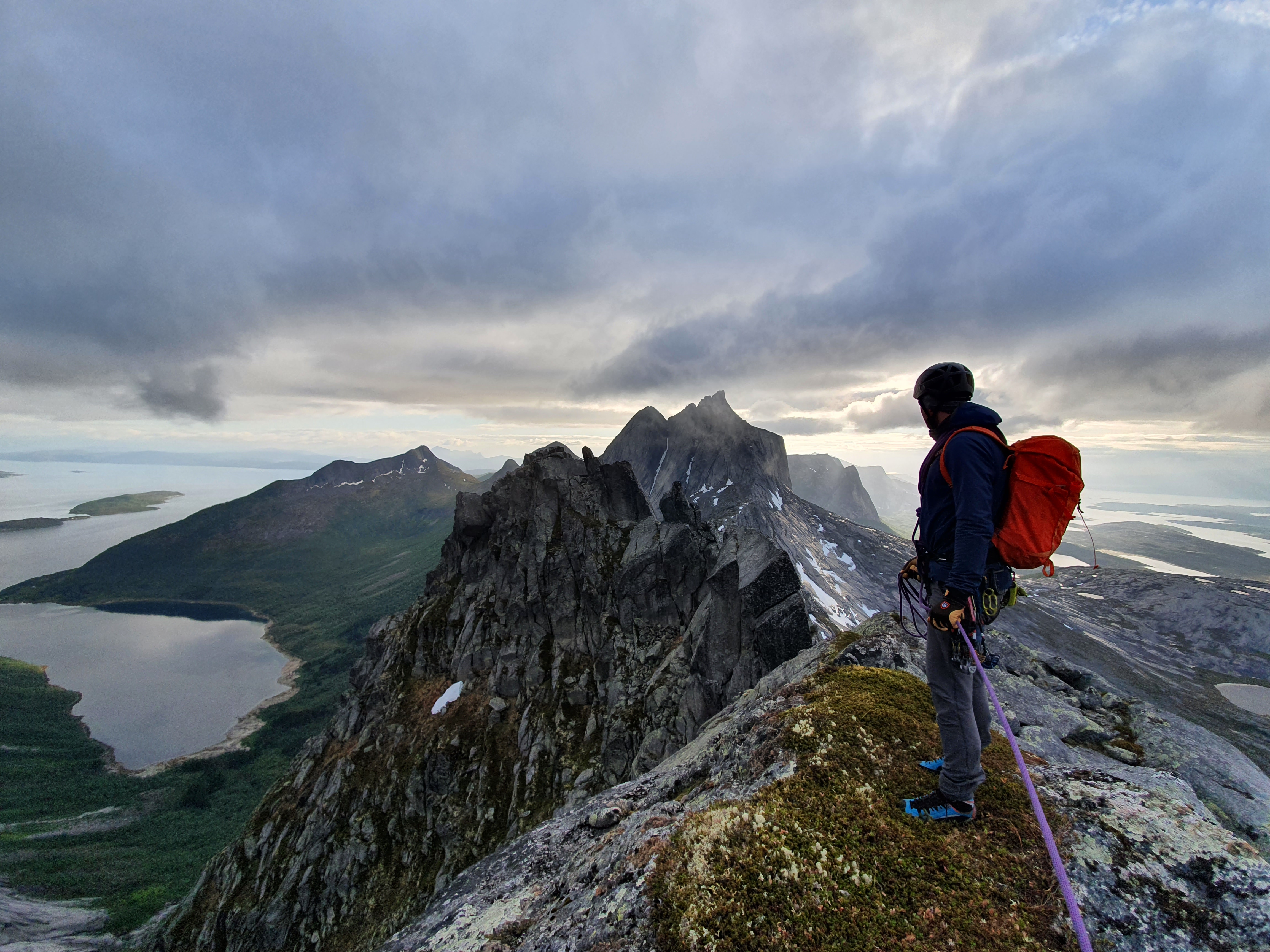 The East Ridge of Kuglhorn near Stetind
