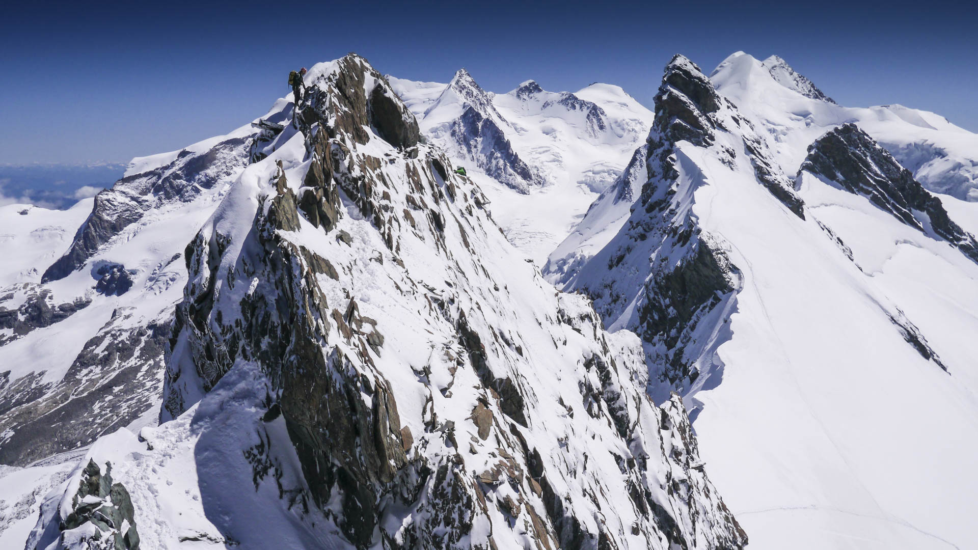 Alpine climbing in the Alps with an IFMGA guide