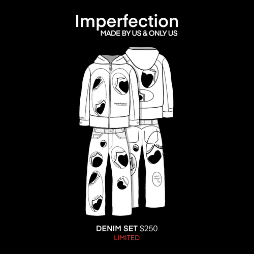 HeartsRFallin - Imperfection - Denim set mockups by: Eric Carchidi (CIRE Victor)