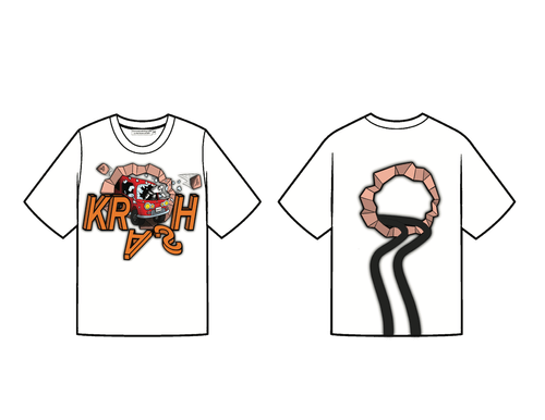 HeartRFallin - KRASH Tour - KRASH tee design by: Eric Carchidi (CIRE Victor)
