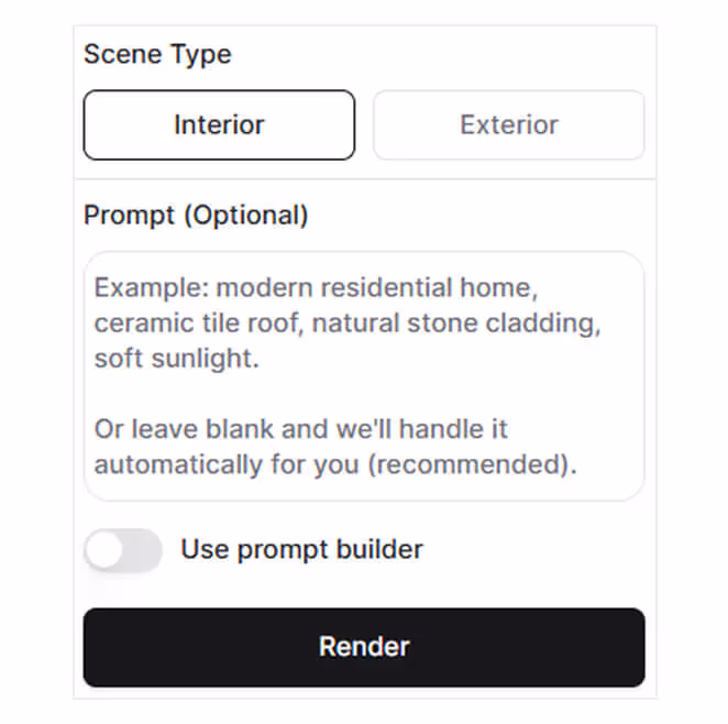 MyArchitectAI app interface