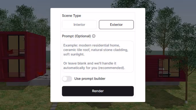 MyArchitectAI app interface