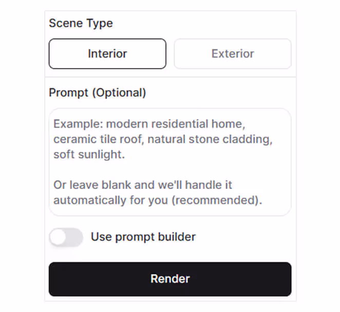 MyArchitectAI app interface
