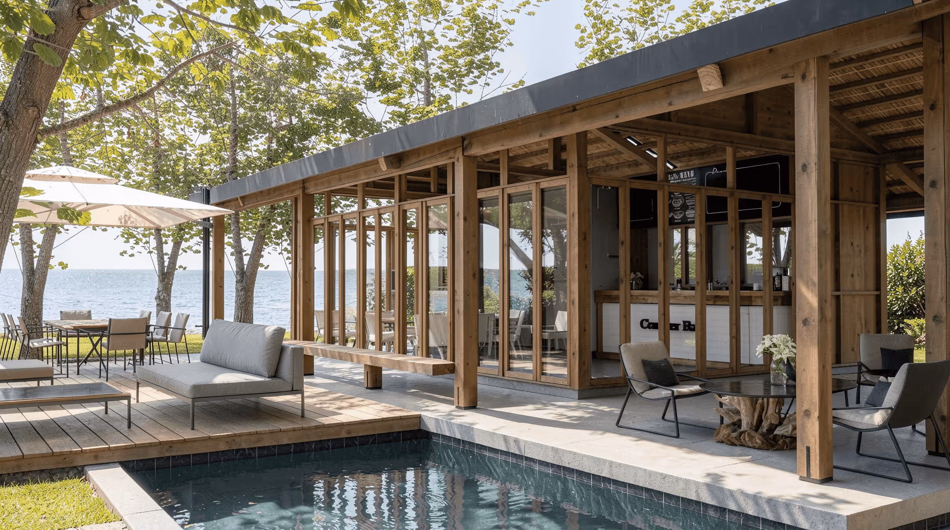 Renderização de rinoceronte de uma vila