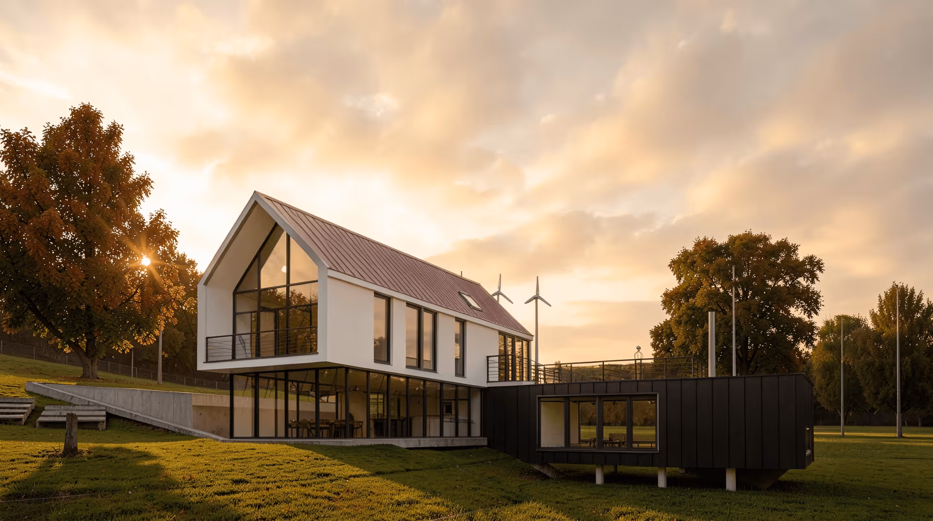 AI render of an exterior design