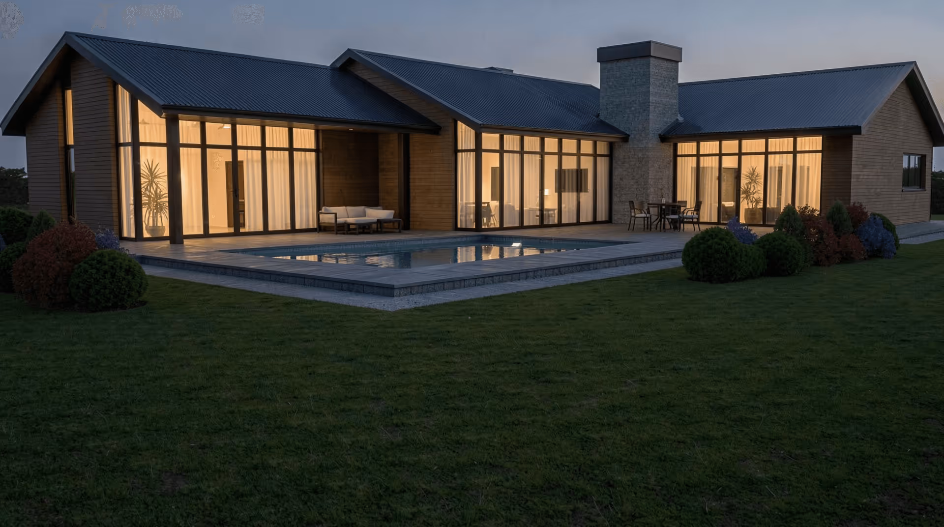 SketchUp rendering of an interior design bathroom concept