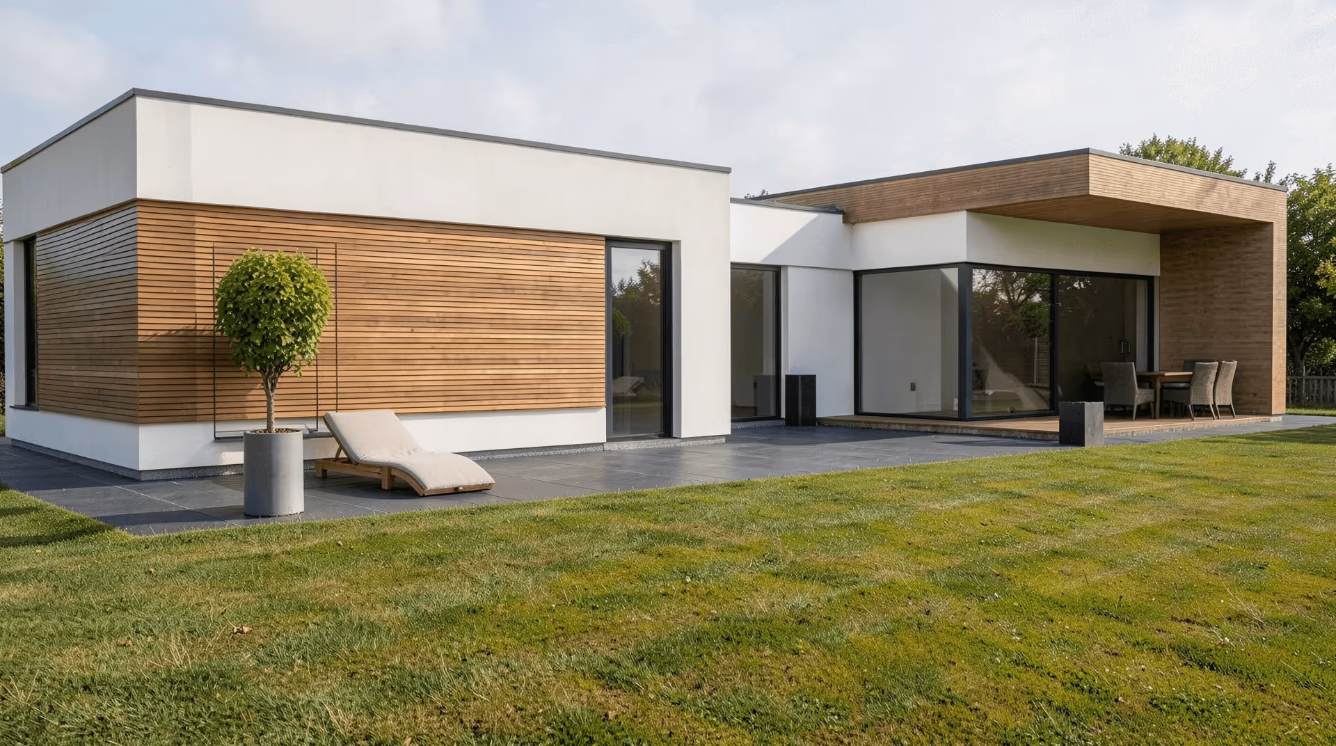 Representação arquitetônica Rhino de uma casa moderna