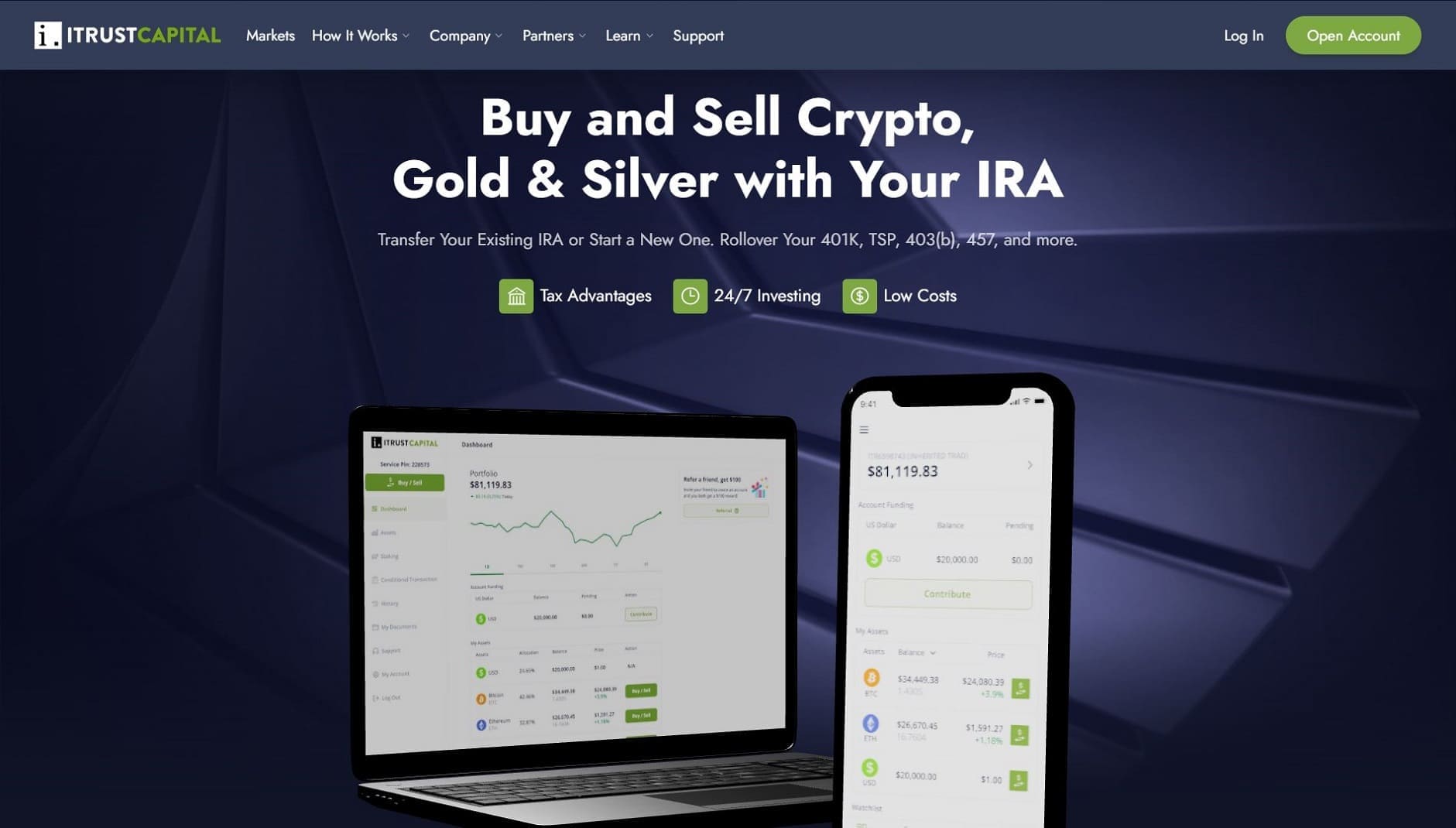 iTrustCapital Login
