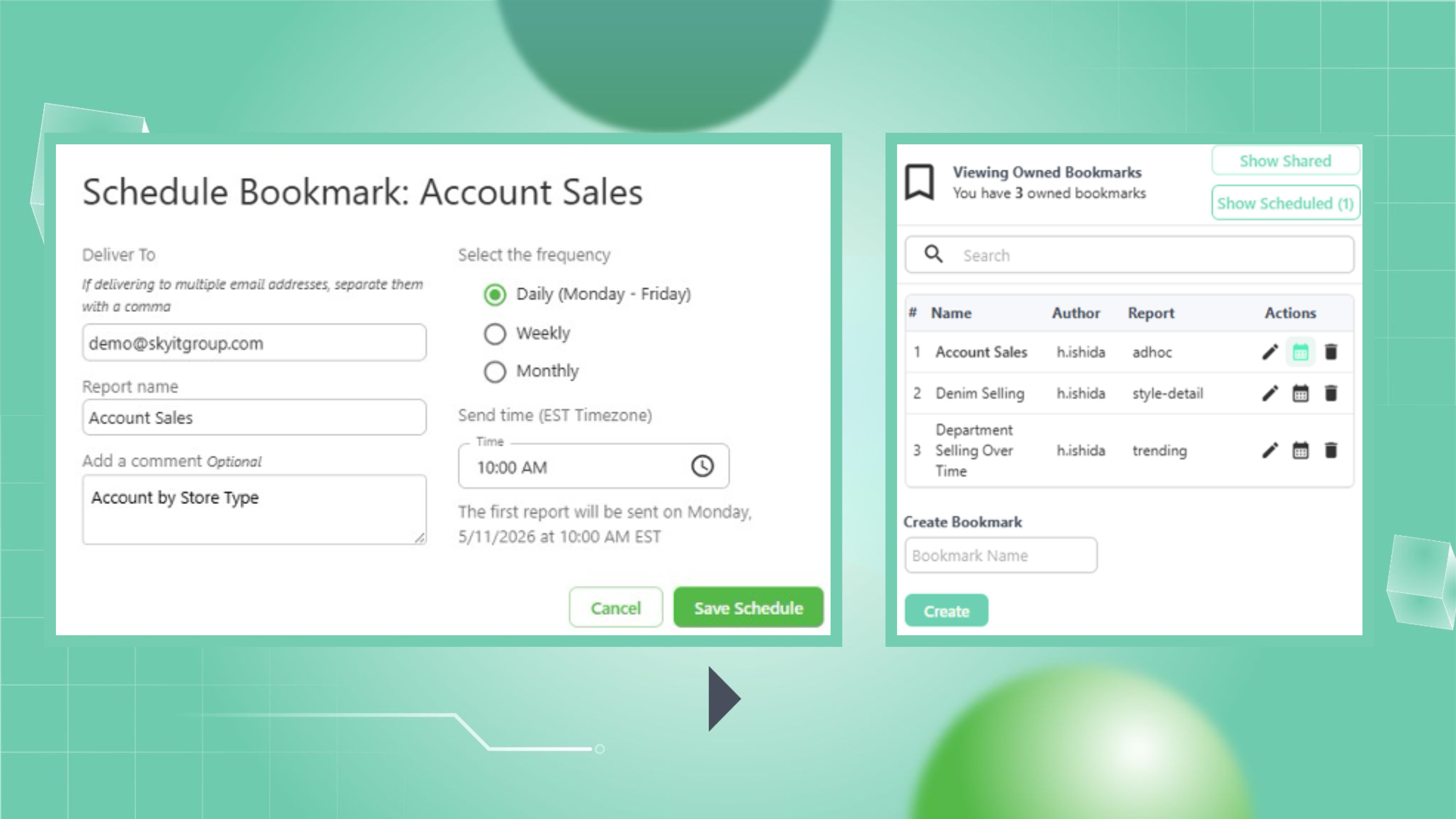 Bookmark Scheduler 