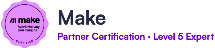 Make Partner Certification, Level 5 Expert