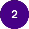 A white number 2 in a purple circle