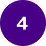 A white number 4 in a purple circle