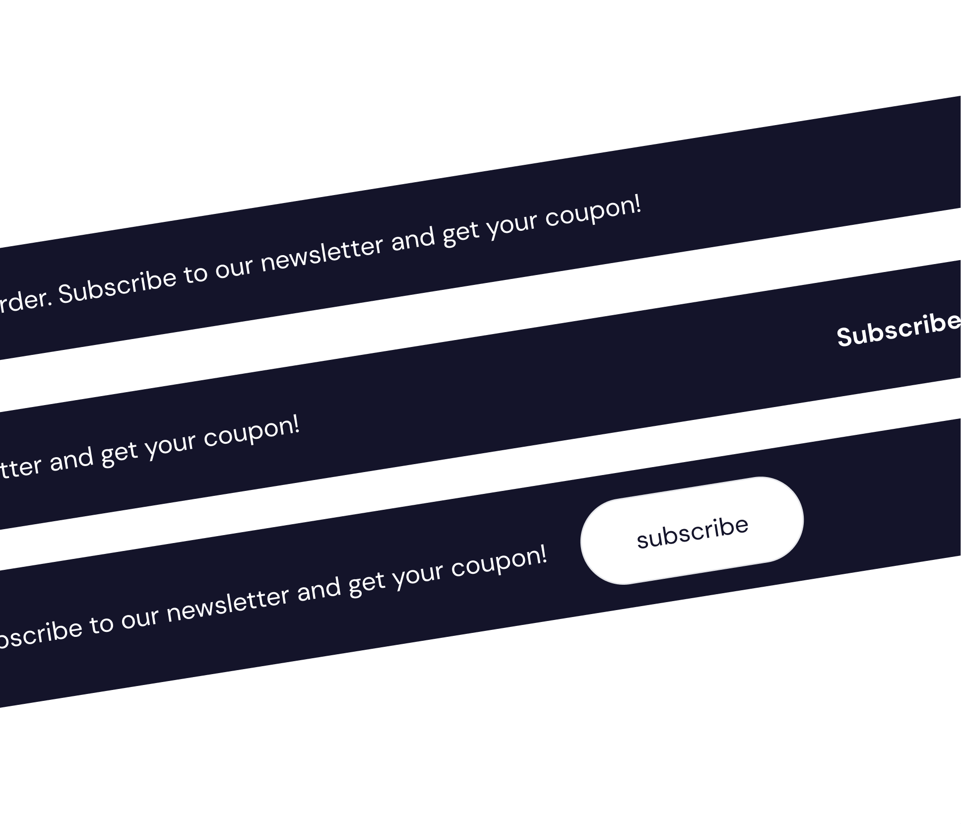 Salon X - 3 Notification Bars - Salon Webflow Template