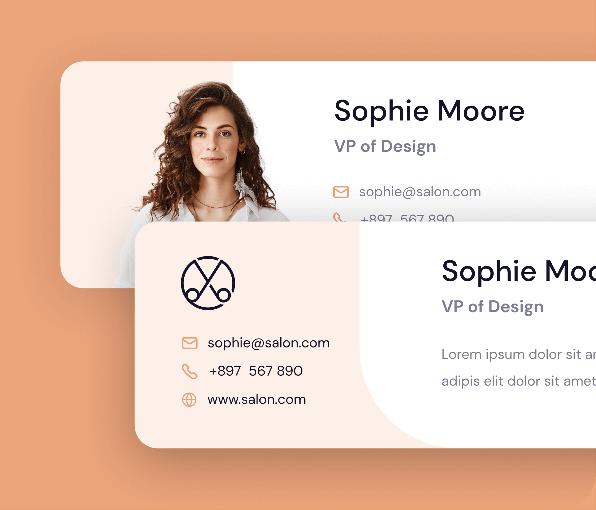 Salon X - Email Signature - Salon Webflow Template