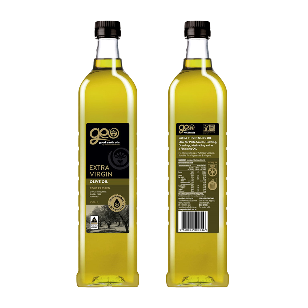 GEO – 750mL x 12 Extra Virgin 60% Olive Oil Blend