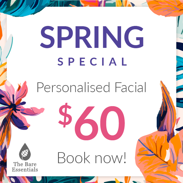 GRAPHIC tile with snow and blue trees advertising bacial special offer