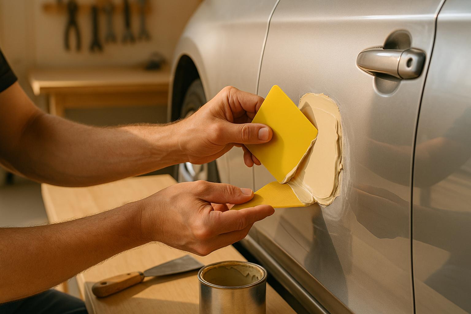 How to Repair Dents and Sills with Body Filler